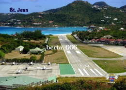 Saint Barthélemy Saint Jean Airport New Postcard - Saint Barthelemy