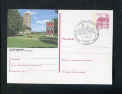 "BUNDESREPUBLIK DEUTSCHLAND" 1984, Bildpostkarte Mit Bildgleichem Stempel Ex "KORNWESTHEIM" (R0163) - Postales Ilustrados - Usados