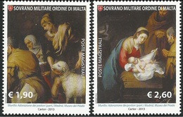 Ordre De Malte SMOM 1187/88 Adoration Des Bergers - Religión