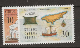1994 MNH Cyprus, Mi 819-20 Postfris ** - Unused Stamps