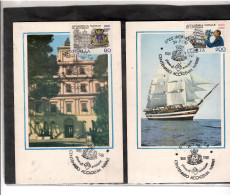 TEM20164  -  Livorno 24.7.1981  /  Fdc Max.card Centenario Accademia Navale - Cartoline Maximum