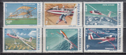 Romania 1987 - Motorless Aircraft, Mi-Nr. 4353/58, MNH** - Neufs