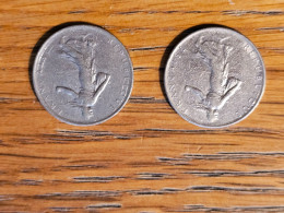 2x 1 Franc 1960 - Collections