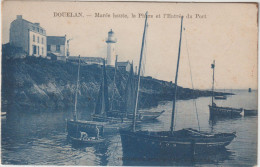 CLOHARS CARNOET DOELAN DOUELAN  MAREE HAUTE LE PHARE ET L ENTREE DU PORT - Clohars-Carnoët