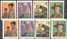 Fujeira 1970, Scout, 4val +4val IMPERFORATED - Fujeira