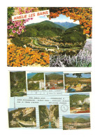 ALB/ 2 CP : Dép. 66 : AMELIE LES BAINS : Station Thermale Et Climatique - Perle Des Pyrénées - Amélie-les-Bains-Palalda