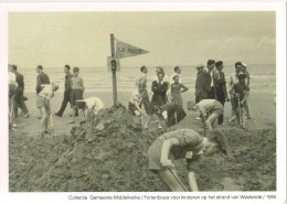 BELGIQUE - WESTENDE - FORTENBOUW VOOR KINDEREN OP HET STRAND. - Westende