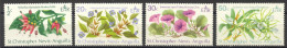 St Christopher, Nevis And Anguilla, 1971, Indigenous Flora, Flowers, Nature, MNH, Michel 230-233 - St.Christopher, Nevis En Anguilla (...-1980)