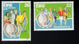 1998800282 1985  SCOTT 624 625 (XX) POSTFRIS  MINT NEVER HINGED - INTL YOUTH YEAR - Neufs