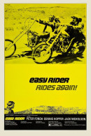 Cinema - Easy Rider - Peter Fonda - Dennis Hopper - Jack Nicholson - Motos - Illustration Vintage - Affiche De Film - CP - Affiches Sur Carte