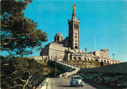 Automobiles - Marseille - Basilique Notre Dame De La Garde - CPM - Voir Scans Recto-Verso - Turismo
