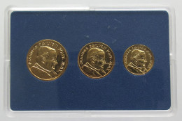 VATICAN SET 3X MEDALS JOHN PAUL II. #bs20 0031 - Vatican