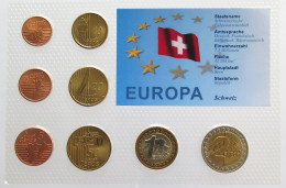SWITZERLAND PROBE SET 2003 #bs19 0189 - BU, BE & Muntencassettes