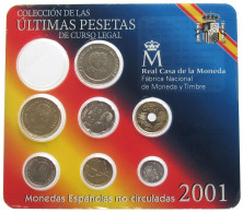 SPAIN SET 2001 #bs19 0001 - Sets Sin Usar &  Sets De Prueba