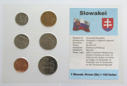 SLOVAKIA SET UNC #bs19 0173 - Slowakei