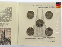 GERMANY BRD 5X 2 EURO 2011 NORDRHEIN WESTFALEN #bs19 0071 - Duitsland