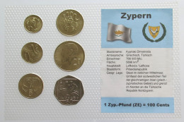 CYPRUS SET 2004 UNC #bs19 0165 - Cipro