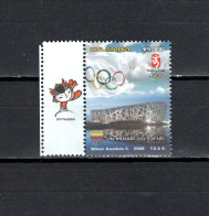 Colombia 2008 Olympic Games Beijing Stamp With Label MNH - Ete 2008: Pékin