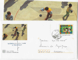 Pap Voeux 2002 - Enfants - Reprise Du Timbre UNICEF - Avec La Carte De Voeux - Official Stationery