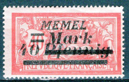 MEMEL - Timbre N°84 Neuf A/charnière - Neufs