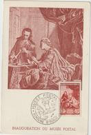 Carte-Maximum FRANCE N° Yvert 753 (MUSEE POSTAL - CHARDIN) Obl Sp Ill Inauguration 46 - 1940-1949