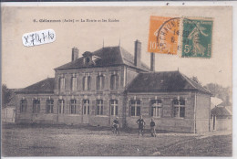 GELANNES- LA MAIRIE ET LES ECOLES - Romilly-sur-Seine