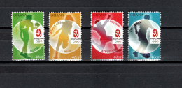 Ghana 2008 Olympic Games Beijing, Football Soccer, Relay Etc. Set Of 4 MNH - Summer 2008: Beijing