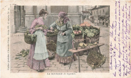 PUBLICITE - Chocolat Vinay - Le Marchande De Légumes - Femmes - Série III - N 19 - Carte Postale Ancienne - Reclame