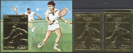 Fujeira 1972, Olympic Games In Munich, Cycling, 1val +1val +BF GOLD - Cycling