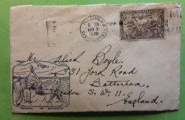 CANADA Regina Saskatchewan Airmail  Cover , First Official Flight To Winnipeg Native Indians Tepee Yvert No 1, 1930, TB - American Indians