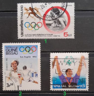 Los Angeles Olympic 1932 USED GUUNE BISSAU Fencing Swiming Special Athletic Running International Committee Thailand USA - Ete 1932: Los Angeles