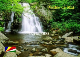 Seychelles Praslin Island Vallee De Mai Park Waterfall UNESCO New Postcard - Seychellen