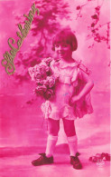 ENFANT - Fillette - Sainte Catherine - Bouquet De Roses - Marcel Corsyn - Carte Postale Ancienne - Autres & Non Classés