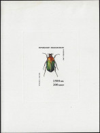 Madagascar 1994 Y&T 1323P Feuillet De Luxe. Hanneton Des Roses, Cétoine Dorée, Cetonia Aurata - Escarabajos