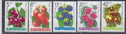 Bulgaria 1984 - Fruits, Mi-Nr. 3260/64, MNH** - Neufs