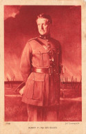 FAMILLE ROYALE - Albert 1er Roi Des Belges - Jef Leempoels - Portrait - Carte Postale Ancienne - Familias Reales