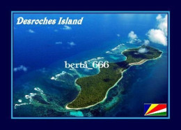 Seychelles Desroches Island Aerial View New Postcard - Seychelles