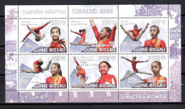 Guinea - Bissau 2009 Olympic Games Beijing, Chinese Winners, Gymnastics Sheetlet MNH - Estate 2008: Pechino