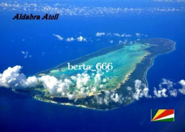 Seychelles Aldabra Atoll Aerial View UNESCO New Postcard - Seychelles