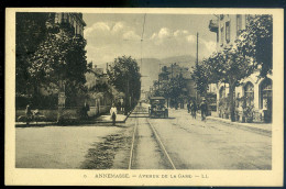 Cpa Du 74 Annemasse -- Avenue De La Gare  STEP147 - Annemasse