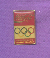 Rare Pins Coca Cola Jeux Olympiques 1988 N247 - Coca-Cola