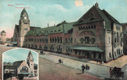 FRANCE - Metz - Bahnnof - Nouvelle Gare - Vue Panoramique De La Gare - Animé - Voiture - Carte Postale Ancienne - Metz