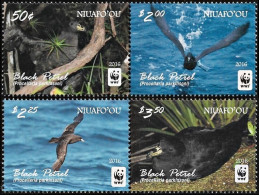 Niuafo'ou Island (Tonga) 2016, WWF Black Petrel - 4 V. MNH - Nuevos