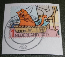 Nederland - NVPH - 3586f - 2017 - Gebruikt - Onafgeweekt - Kinderzegels - Kat In Mand - Oblitérés