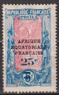 Timbre Neuf* Du Congo Français De 1924 YT 90 MI 43 MH - Neufs