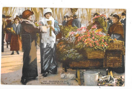 MARSEILLE - 13 -  CPA COLORISEE - Marché Aux Fleurs - TOUL 5 - - Artigianato