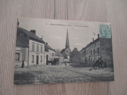 CPA 60 Oise Acy En Multien La Place De La Mairie - Sonstige & Ohne Zuordnung