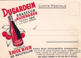 OUDENAARDE - AUDENARDE  - Publiciteitskrart - Carte Publicité - Dugarden Brasseur - Bier Kriek - Oudenaarde