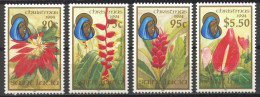 St Lucia, 1994, Christmas, Flowers, Flora, Nature, MNH, Michel 1020-1023 - St.Lucie (1979-...)