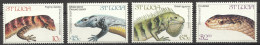 St Lucia, 1984, Snake, Lizard, Iguana, Reptiles, Animals, Fauna, MNH, Michel 660-663 - St.Lucie (1979-...)